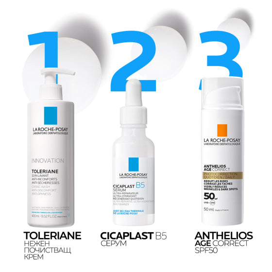La Roche-Posay Anthelios age correct SPF 50 крем за лице против стареене 50 мл 761031 - Снимка 9 от 9