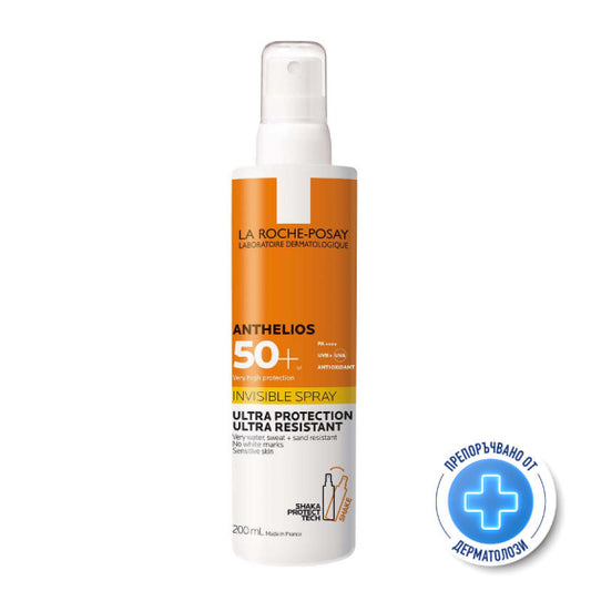 La Roche-Posay Anthelios SPF 50+ shaka спрей за тяло 200 мл 696838 - Снимка 1 от 2