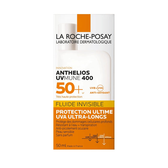 La Roche-Posay Anthelios SPF 50+ uvmune 400 флуид за лице 50 мл 797597 - Снимка 3 от 9