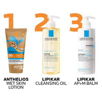 La Roche-Posay Anthelios SPF 50+ wet skin лосион за деца 200 мл 845489 еко опаковка - Снимка 3 от 4