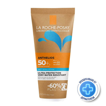 compare product La Roche-Posay Anthelios SPF 50+ wet skin лосион 200 мл 845434 еко опаковка