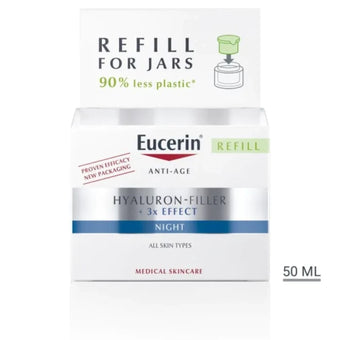 compare product Eucerin Hyaluron-Filler нощен крем пълнител 50 мл