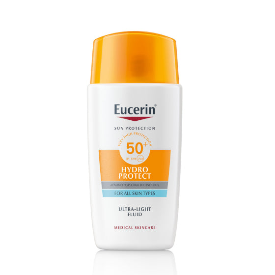 Eucerin Hydro Protect слънцезащитен флуид SPF 50+ 50 мл - Снимка 1 от 8