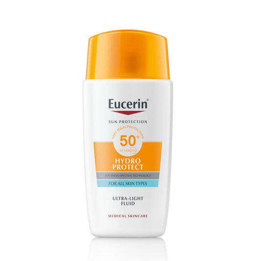 Eucerin Hydro Protect слънцезащитен флуид SPF 50+ 50 мл - Снимка 1 от 8