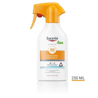 compare product Eucerin Sensitive Protect Kids слънцезащитен срей за деца SPF 50+ 250 мл