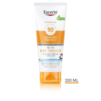 compare product Eucerin Sensitive Protect Kids слънцезащитен гел-крем за деца SPF 50+ 200 мл