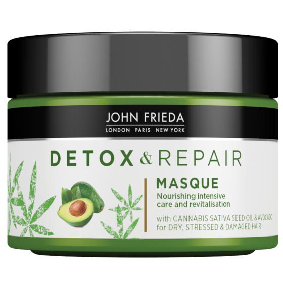 John Frieda Detox & Repair детоксикираща маска за суха коса 50 мл - Снимка 1 от 2