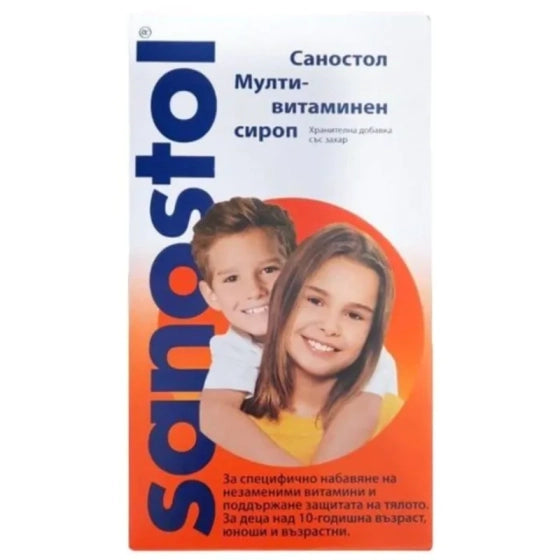 SANOSTOL (TAK) Саностол Мултивитаминен сироп 230мл