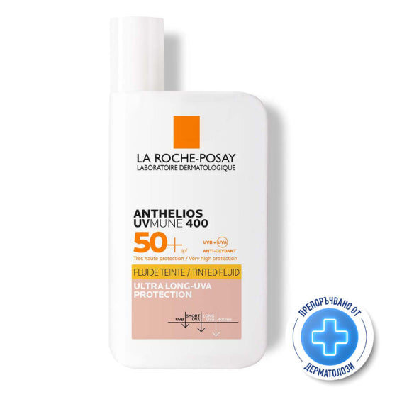 La Roche-Posay Anthelios SPF 50+ uvmune 400 флуид за лице с цвят 50 мл 797641 - Снимка 1 от 2