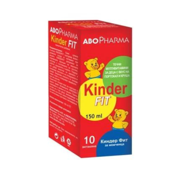 ABOPHARMA Киндер фит сироп за момичета за силен имунитет 150мл. Abopharma