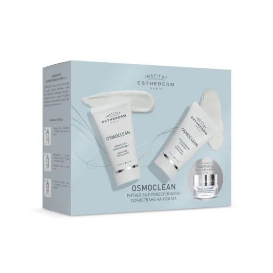 ESTHEDERM Комплект Esthederm Osmoclean Крем за пори 75мл + Почистваща маска 75мл + Клетъчен крем 10мл