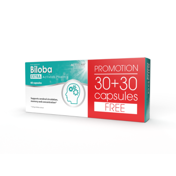 ACTIVLAB PHARMA Билоба Екстра капсули за памет и концентрация х60 Activlab Pharma
