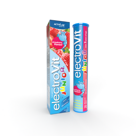 ACTIVLAB PHARMA Електровит джуниър ягода ефервесцентни таблетки х 20 Аctivlab pharma