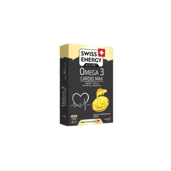 SWISS ENERGY Омега-3 кардио макс капсули х 30 swiss energy