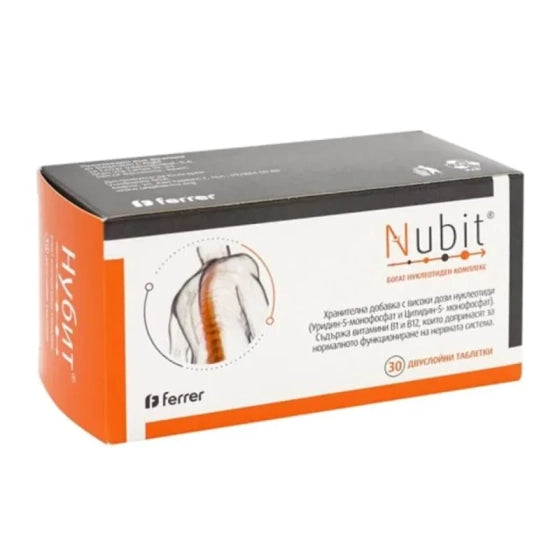 NUBIT Нубит двуслойни таблетки за нервната система х30