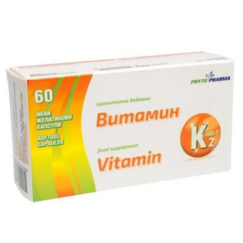 compare product Витамин K2 капсули х 60 Phytopharma