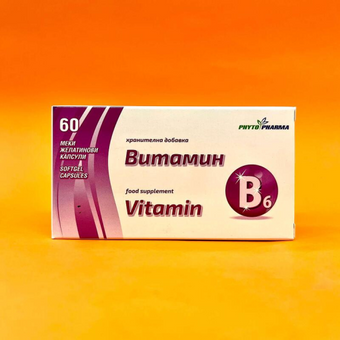 compare product Витамин B6 капсули за нервна система х60 Phytopharma
