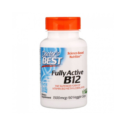 DOCTOR'S BEST Витамин B12 капсули за нервната и имунната система 1500 мкг х60 Doctor's Best
