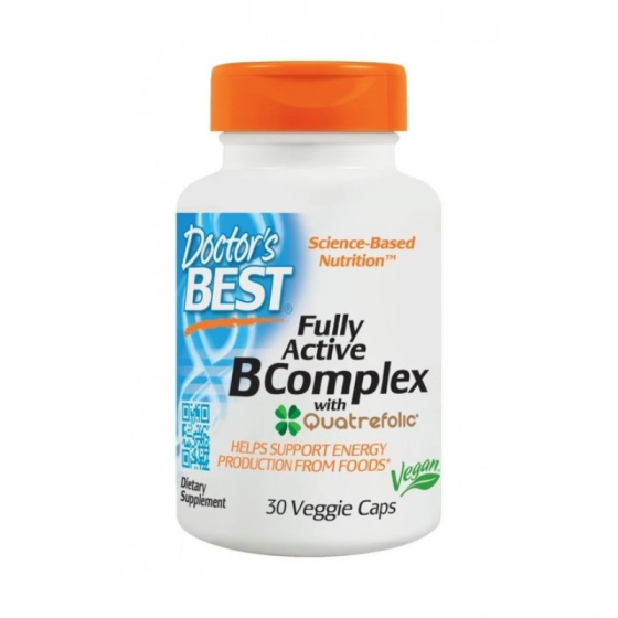 DOCTOR'S BEST Витамин B комплекс капсули в помощ на имунитета х 30 Doctor's Best