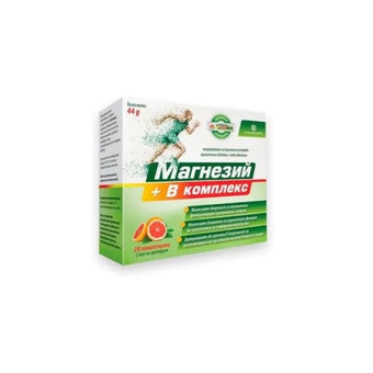 compare product Магнезий + В-комплекс саше за енергия и тонус х20 Alkaloid