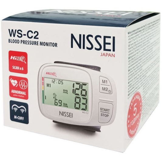 NISSEI Електронен апарат за кръвно налягане за китка Nissei WS-C2 - Снимка 1 от 3