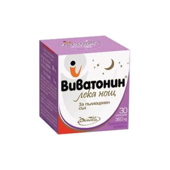 compare product Виватонин Лека нощ за пълноценен сън капсули х30
