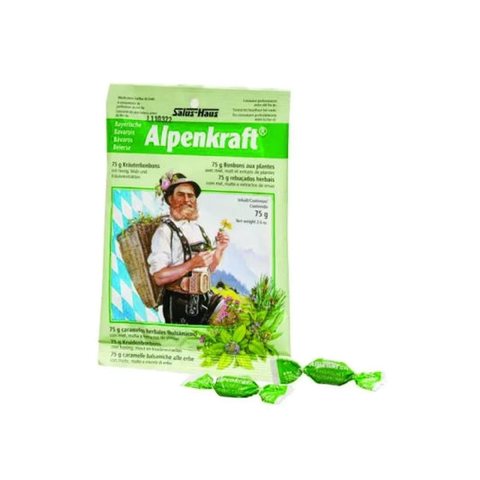 SMART ORGANIC Билкови бонбони Alpenkraft 75 г