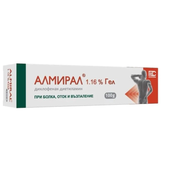 ALMIRAL Алмирал гел 1,16% 100 г