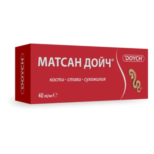 DOYCH LTD Матсан Дойч крем за кости, стави и сухожилия 40мл червен