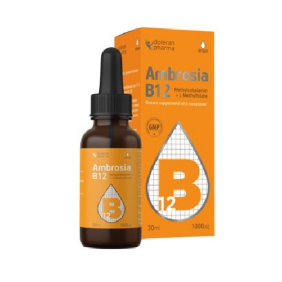 AMBROSIA Амброзия B12 капки 1000мкг/30мл