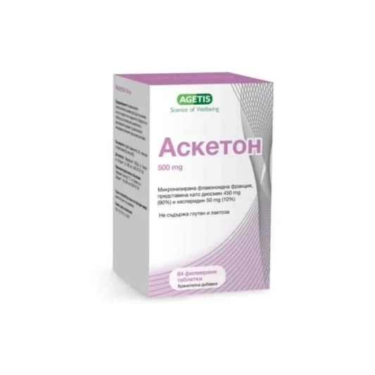 ASKETON Аскетон при разширени вени таблетки 450мг/50мг х 64
