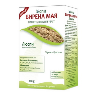 compare product Бирена мая люспи 100 г Биониа