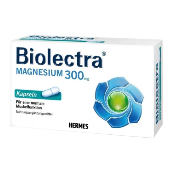 BIOLECTRA Биолектра Магнезий 300 капсули при мускулни крампи 300мг х20