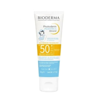 compare product Bioderma Photoderm Pediatrics Mineral Слънцезащитен крем за бебета и деца SPF50+ 50 гр