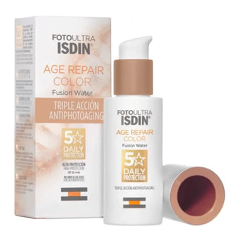 compare product Isdin Fotoultra Age Repair Слънцезащитен тониран крем за лице против стареене SPF50 50мл