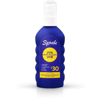 compare product Емулсия за лице и тяло Здраве Sun SPF 30 150 мл