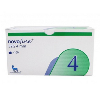 compare product Novofine Инсулинови игли ланцети 32G 4 мм х100