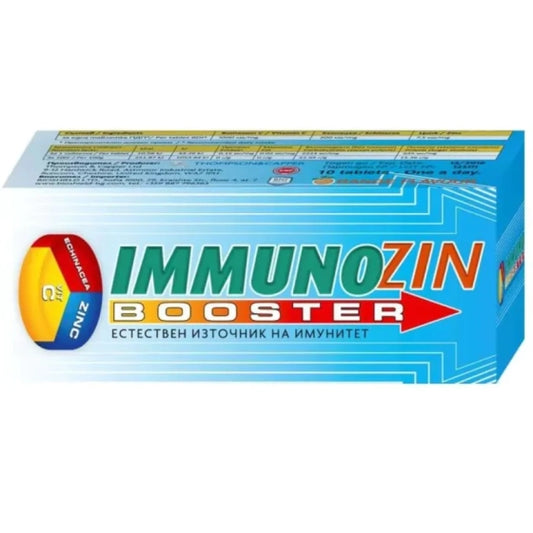 IMMUNOZIN BOOSTER Имунозин бустер ефервесцентни таблетки за имунитет х10 BioShield