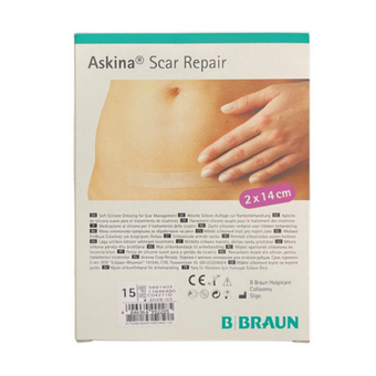 compare product Askina Scar Repair силиконова превръзка при рани и белези 2см/14см х5 броя