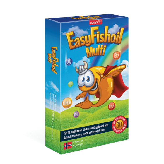 EasyFishoil Мултивитамини таблетки за дъвчене х 30 - Снимка 1 от 2