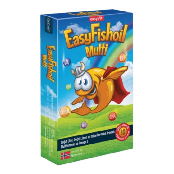 EasyFishoil Мултивитамини таблетки за дъвчене х 30 - Снимка 2 от 2
