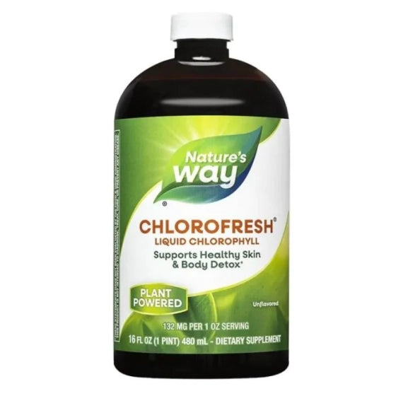 NATURES WAY Хлорофреш течен хлорофилен комплекс натурален вкус 473мл Nature's Way