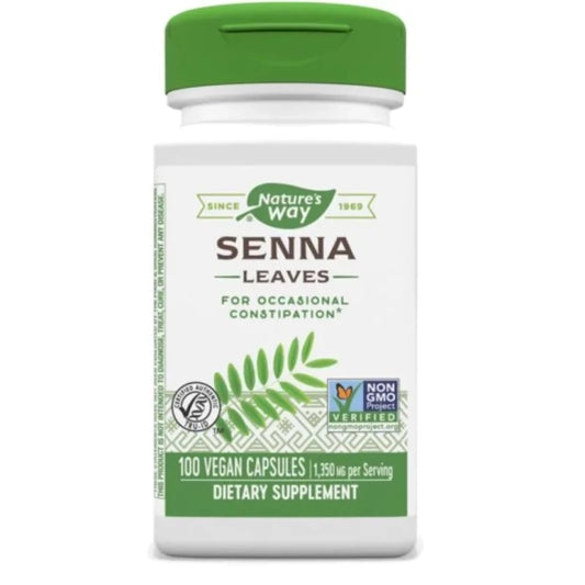 NATURES WAY Сена лист капсули при запек 450мг х100 Nature's Way