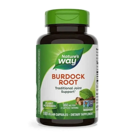 NATURES WAY Репей корен капсули за нормалното функциониране на пикочо-половата система 475мг х100 Nature's Way