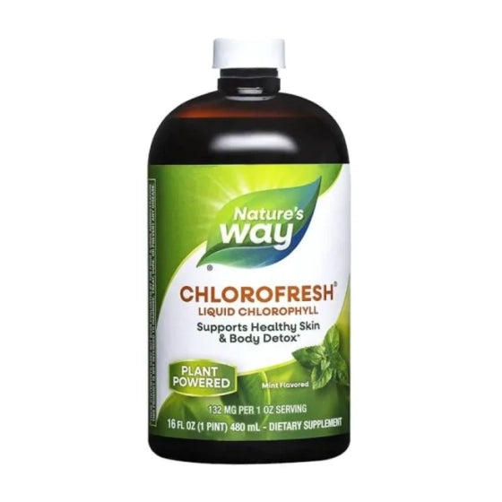 NATURES WAY Хлорофреш течен хлорофилен комплекс с ментов вкус 473мл Nature's Way