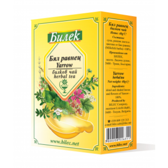 BILEK TROJAN Чай бял равнец 40гр - пакет Билек