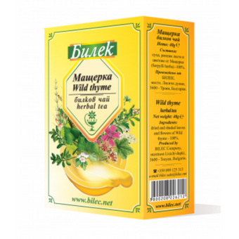 compare product Чай мащерка стрък 40гр - пакет Билек