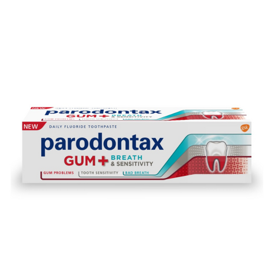 PARODONTAX Паста за зъби Parodontax Gum + Breath & Sensitivity 75 мл - Снимка 1 от 2
