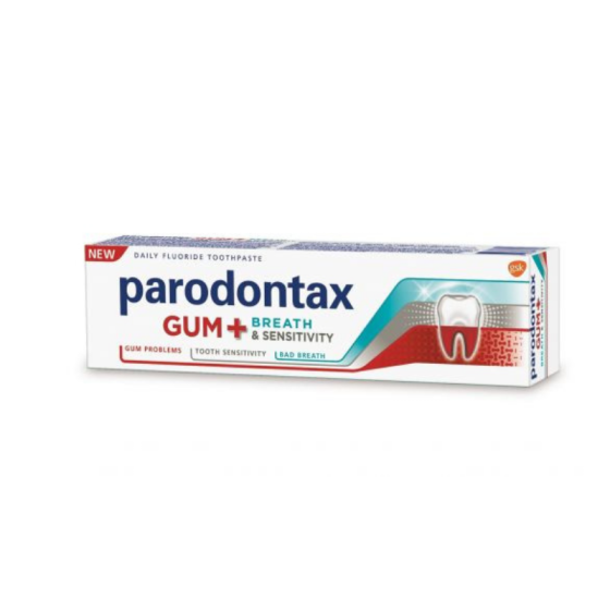 PARODONTAX Паста за зъби Parodontax Gum, Breath & Sensitivity Whitening 75 мл - Снимка 2 от 2