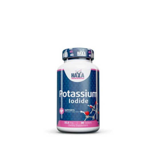 HAYA LABS Potassium Iodide Калиев йодид таблетки 32.5 мг х30 Haya Labs